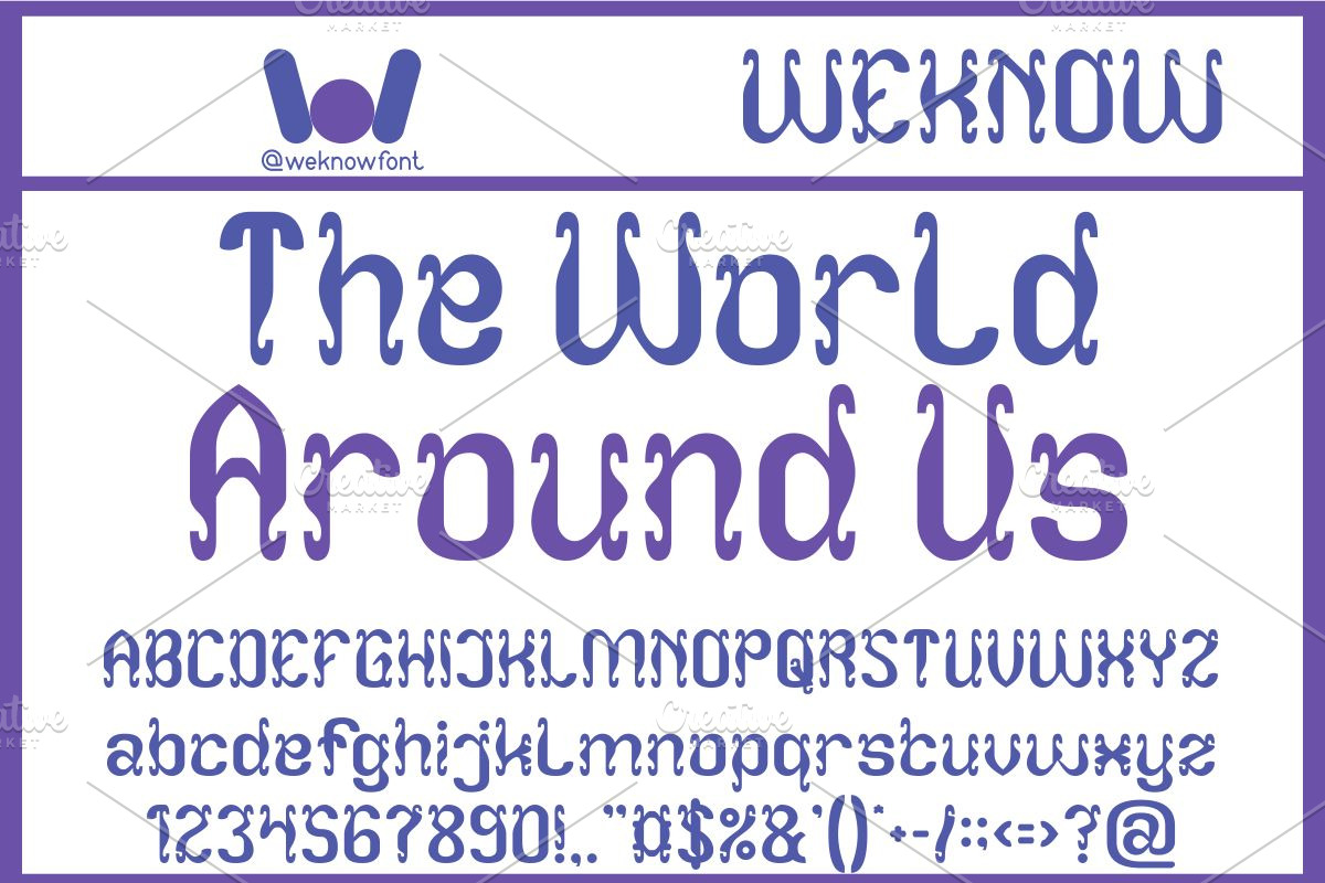 Naturally Changes font, a Font by weknow (Photo 5 of 8)