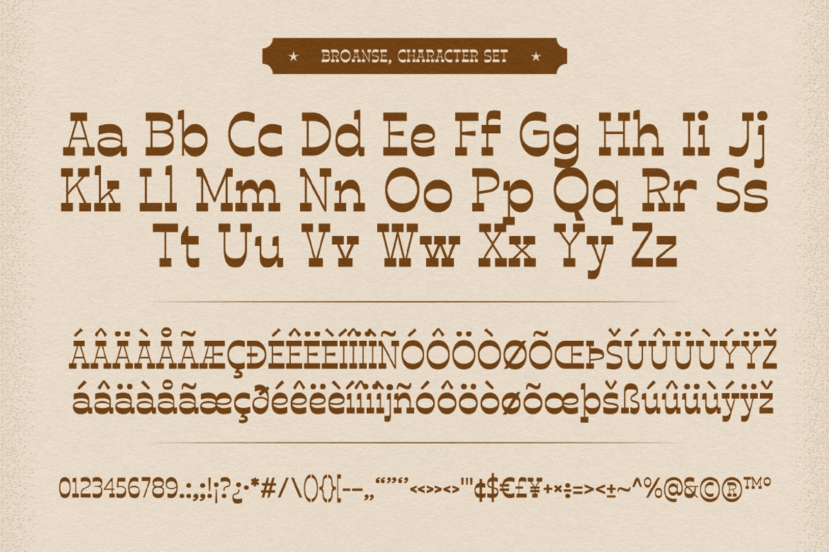 Broanse, a Slab Serif Font by graphicook (Photo 3 of 10)