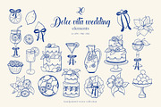 Whimsical Hand Drawn Set Wedding Day, an Object Illustration by ViktoriyaD (Thumbnail 11 of 17)