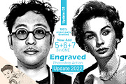 Engraved Effect Photoshop Action, an Action Add-On by MRI STUDIO (Thumbnail 1 of 26)