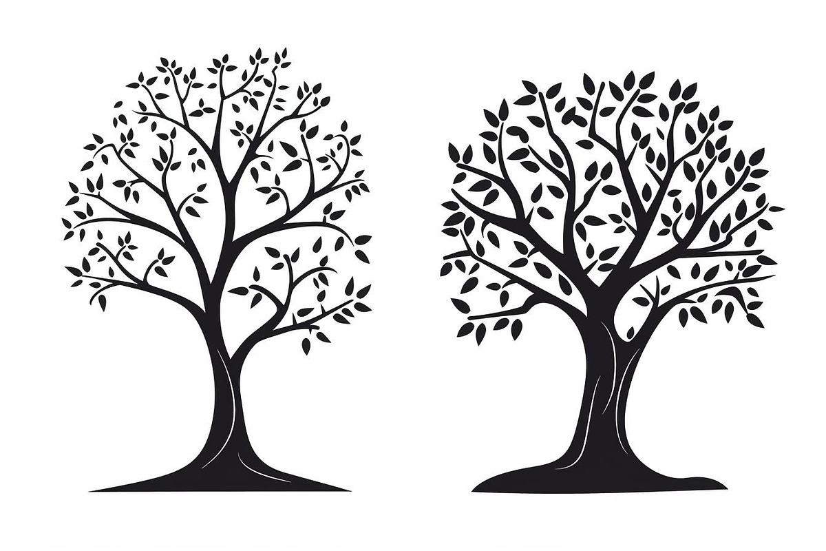 Tree of Life Silhouette Bundle, an Illustration by Designs_River (Photo 5 of 9)