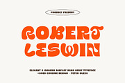 Robert Leswin, a Handwritten Font by Cruzine (Thumbnail 1 of 8)