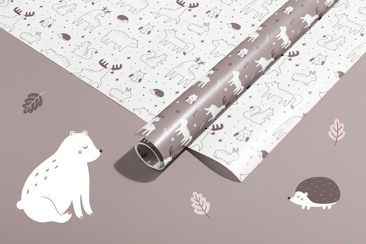 Forest friends. Vector collection, an Animal Illustration by Guvi-Design (Photo 4 of 9)