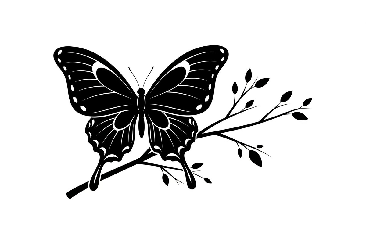 Butterfly Branch SVG Bundle, an Illustration by Creativeshirt (Photo 28 of 31)
