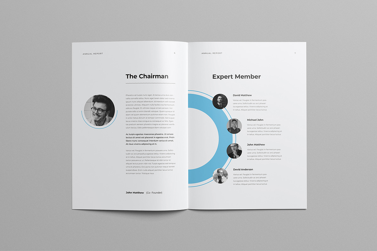 Annual Report | Canva & InDesign, a Brochure Template by HiveArts (Photo 4 of 9)
