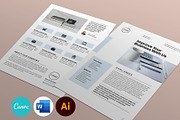 Clean Case Study Flyer Bundle, a Flyer Template by Rongbaaz (Thumbnail 3 of 6)