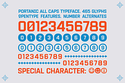 HF Portanic Typeface, a Sans Serif Font by 24Design Studios (Thumbnail 6 of 9)