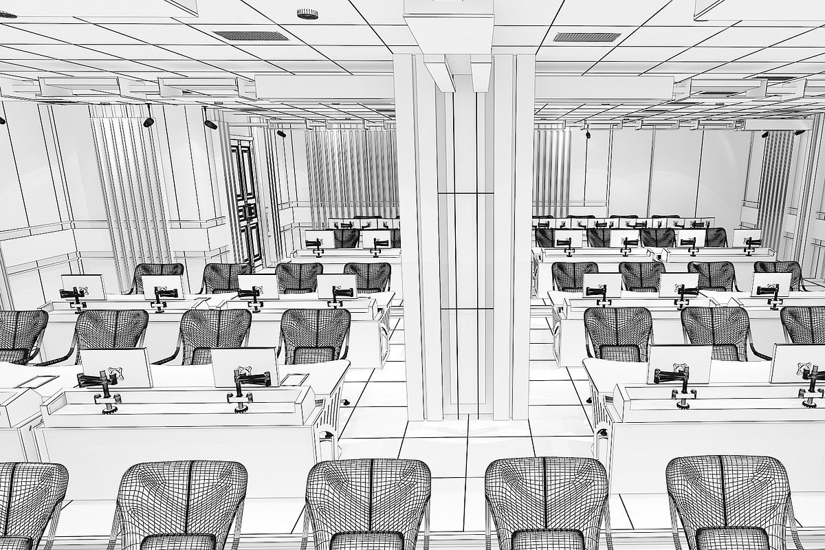 TV Studio Control Room 1, an Architecture 3D Model by akerStudio (Photo 15 of 42)