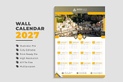 2027 Landscape Calendar Template, a Stationery Template by pixelcreatx (Thumbnail 7 of 7)