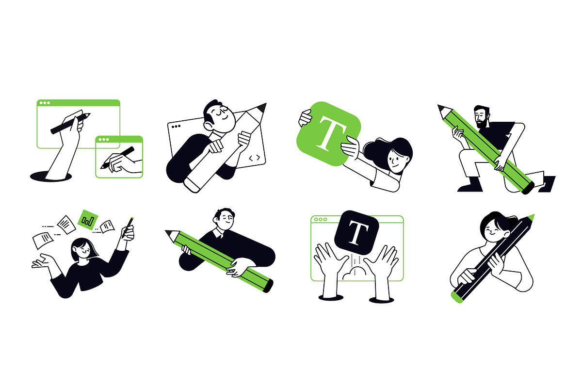 Write the next success story, a Person Illustration by PureSolution (Photo 3 of 6)