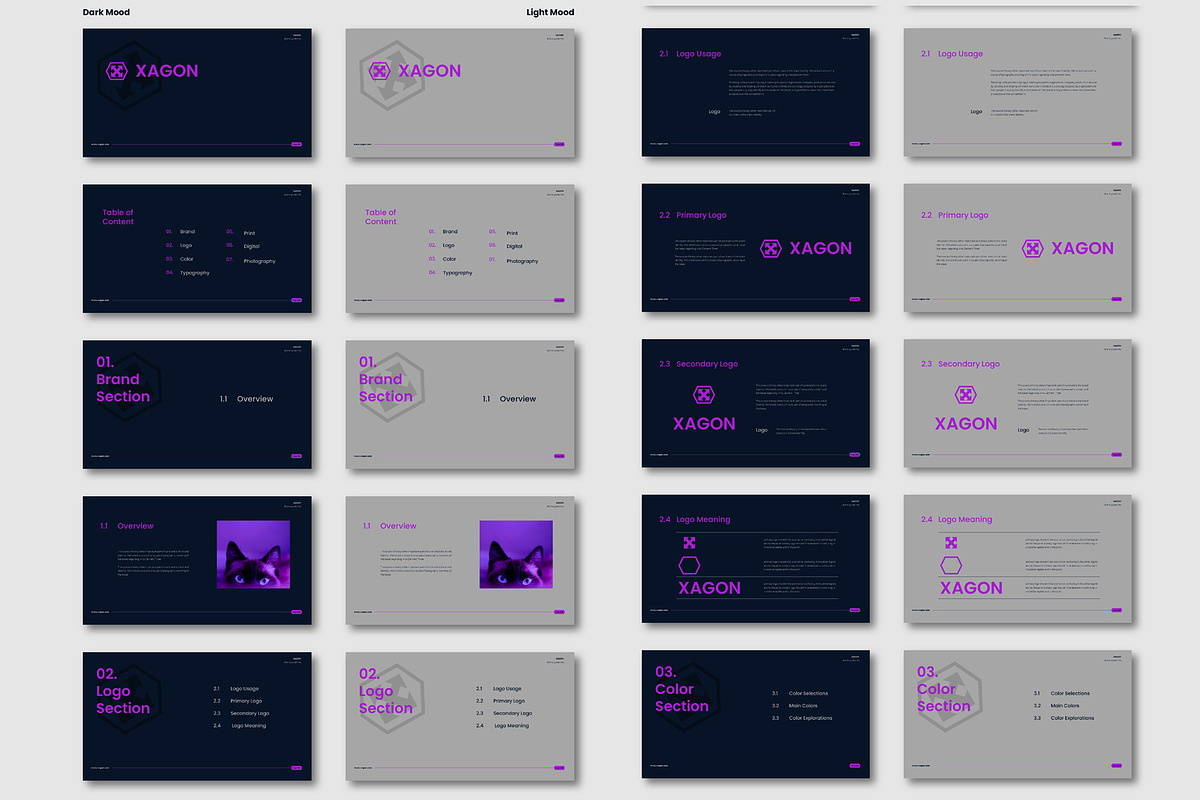 Brand Guidelines Presentation, a Presentation Template by TemplArt (Photo 2 of 4)