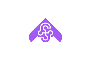 modern arrow community people logo, a Branding & Logo Template by Rasagama Studio