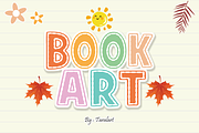 AUTUMN ART - Stitched Display Font, a Sans Serif Font by KiddoGlyphs Studio (Thumbnail 2 of 3)