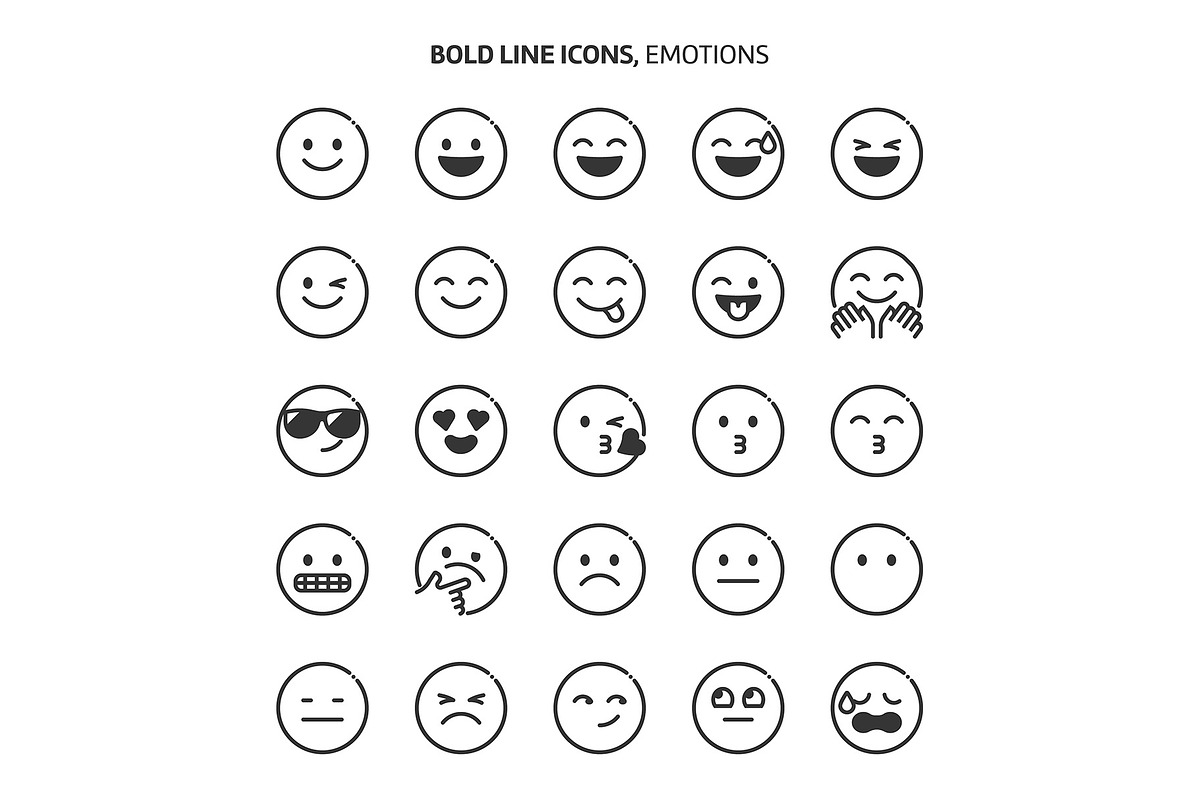 Bold Line Icons, an Outline Icon by Howcolour (Photo 48 of 151)