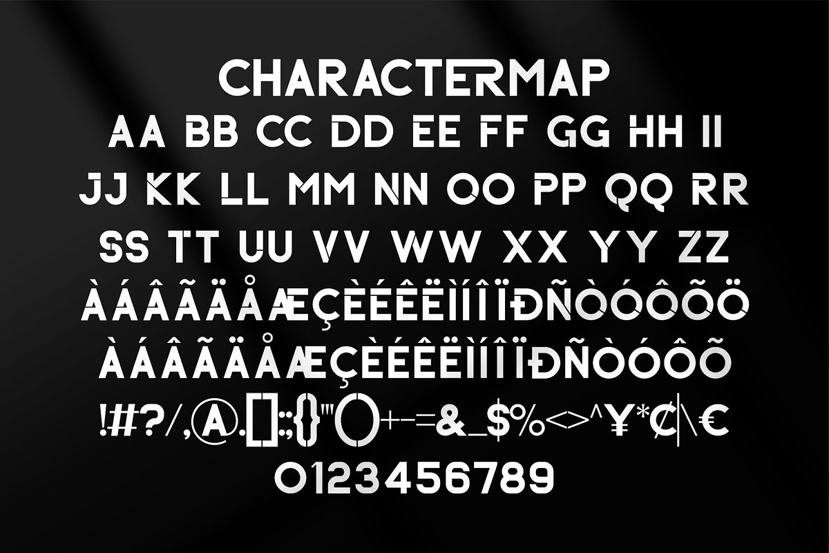 Dinnoz || Futuristic Sans Serif Font, a Sans Serif Font by Ermedia Studio (Photo 9 of 10)