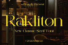 Rakliton - Classic Serif Font