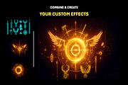 240+ Magic Hieroglyph Overlay Effect, an Object Graphic by Mikel Blazgad (Thumbnail 6 of 11)