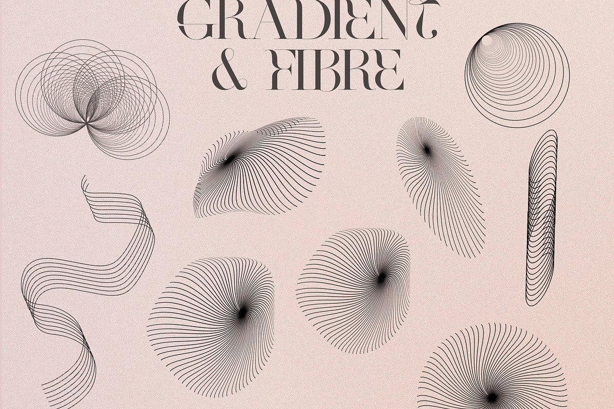 Gradient Texture & Retro Geometry, a Texture Illustration by Laras Wonderland (Photo 7 of 13)