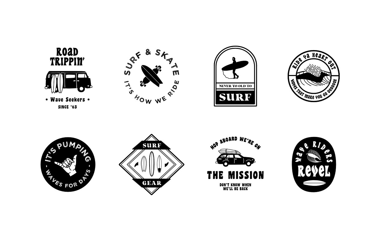 SURF Logo Templates, a Branding & Logo Template by Go Rogue (Photo 5 of 6)
