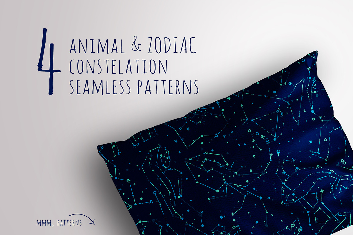 Constellations. Hand draw elements, an Animal Illustration by ❤️ KiraSolly (Photo 5 of 13)