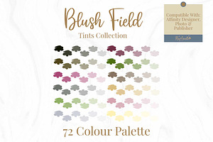72 Tint Colours for Affinity Suite