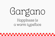 Gargano, a Serif Font by Justin Penner (Thumbnail 1 of 5)