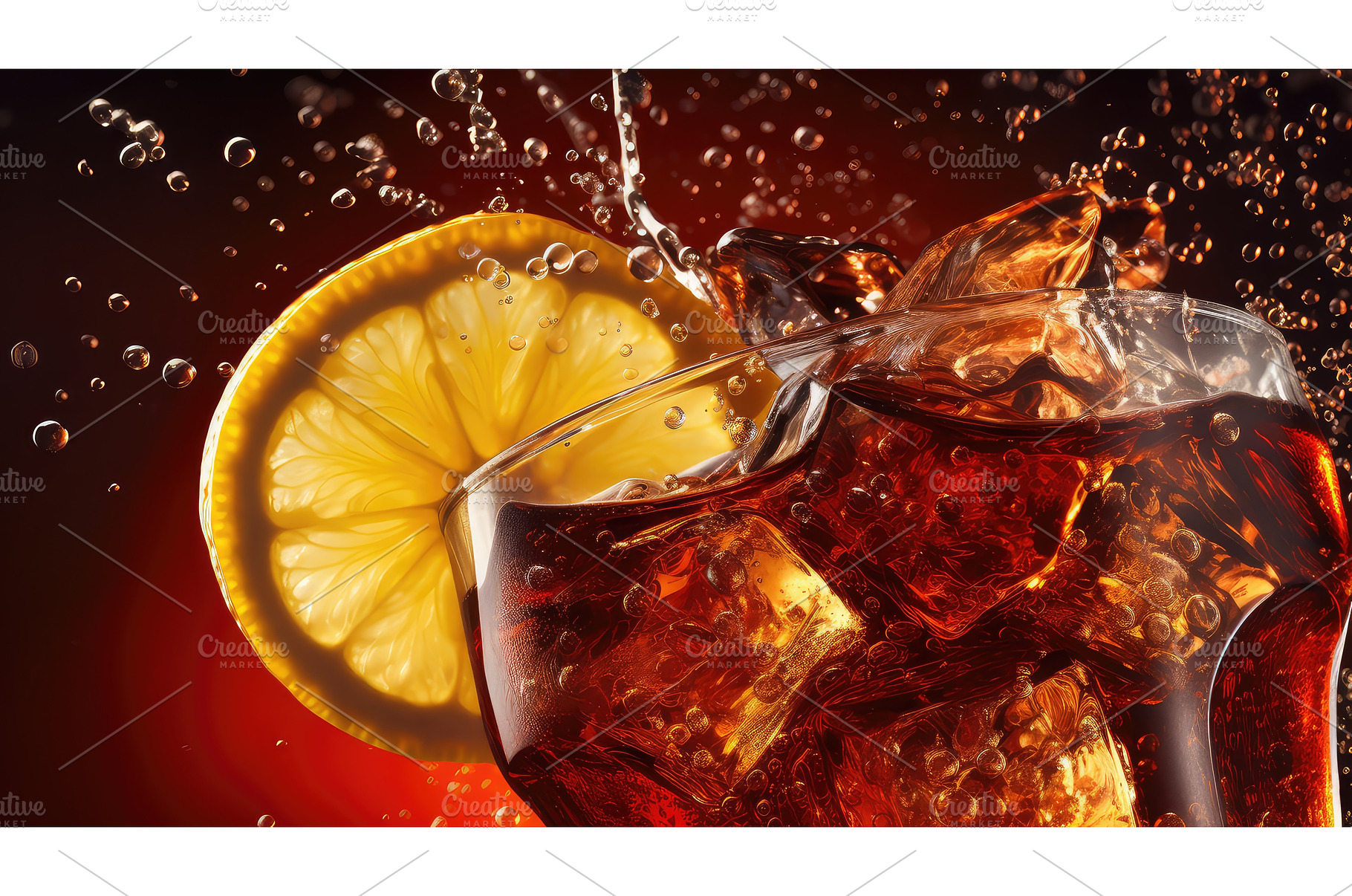cold cola soda drink citrus ai, a Food & Drink Photo by pikepicture