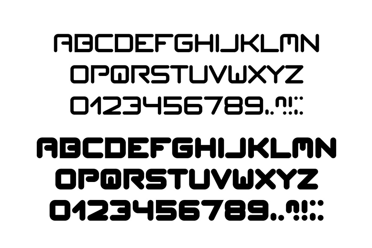 QUADRIC Modern Square Sans Typeface, a Sans Serif Font by Guten Tag Vector (Photo 2 of 7)