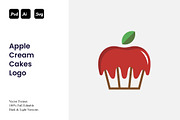 Apple Cream Cakes Logo, a Branding & Logo Template by Luxury Logos (Thumbnail 1 of 4)