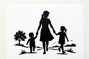 loving mother and children, a Person Illustration by Amazin_art (Thumbnail 38 of 46)