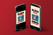 Black Friday Flyer Mid Century Theme, a Flyer Template by Neermana (Thumbnail 4 of 4)