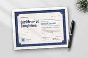 Modern Certificate for Course, a Stationery Template by twinstd (Thumbnail 4 of 5)