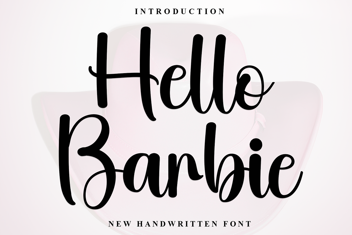 Hello Barbie, a Handwritten Font by InermediaSTUDIO (Photo 1 of 8)