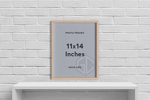 11x14 Inches Photo Frames Mockups