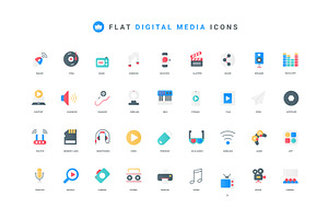 Digital media and devices of, an Object Illustration by Lemberg Vector