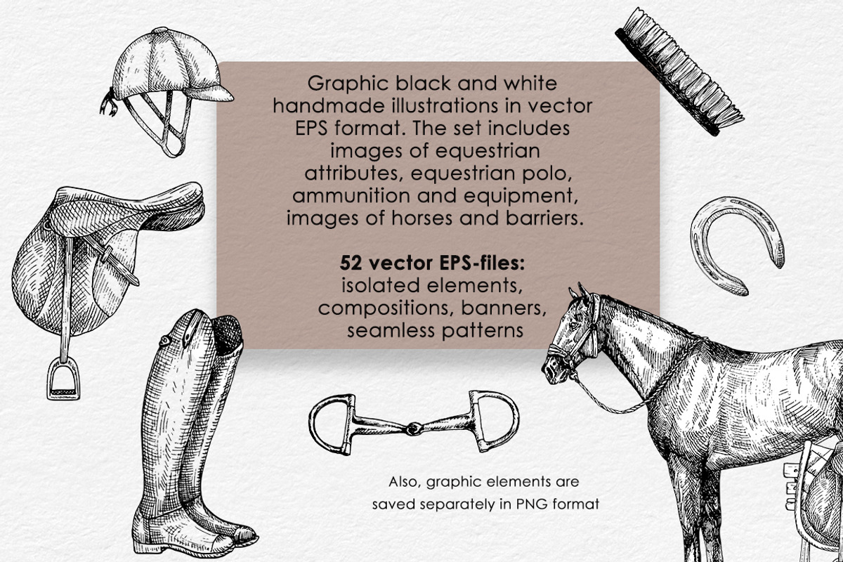 Horse sport vector illustrations, a Sport Illustration by FerroDakora (Photo 2 of 6)
