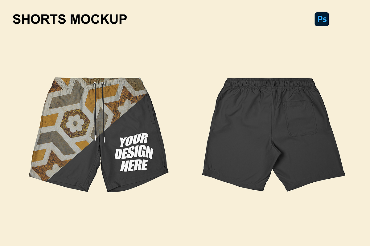 Shorts Mockup for Streetwear, a Bottom Mockup by Infinity Mockups (Photo 1 of 8)