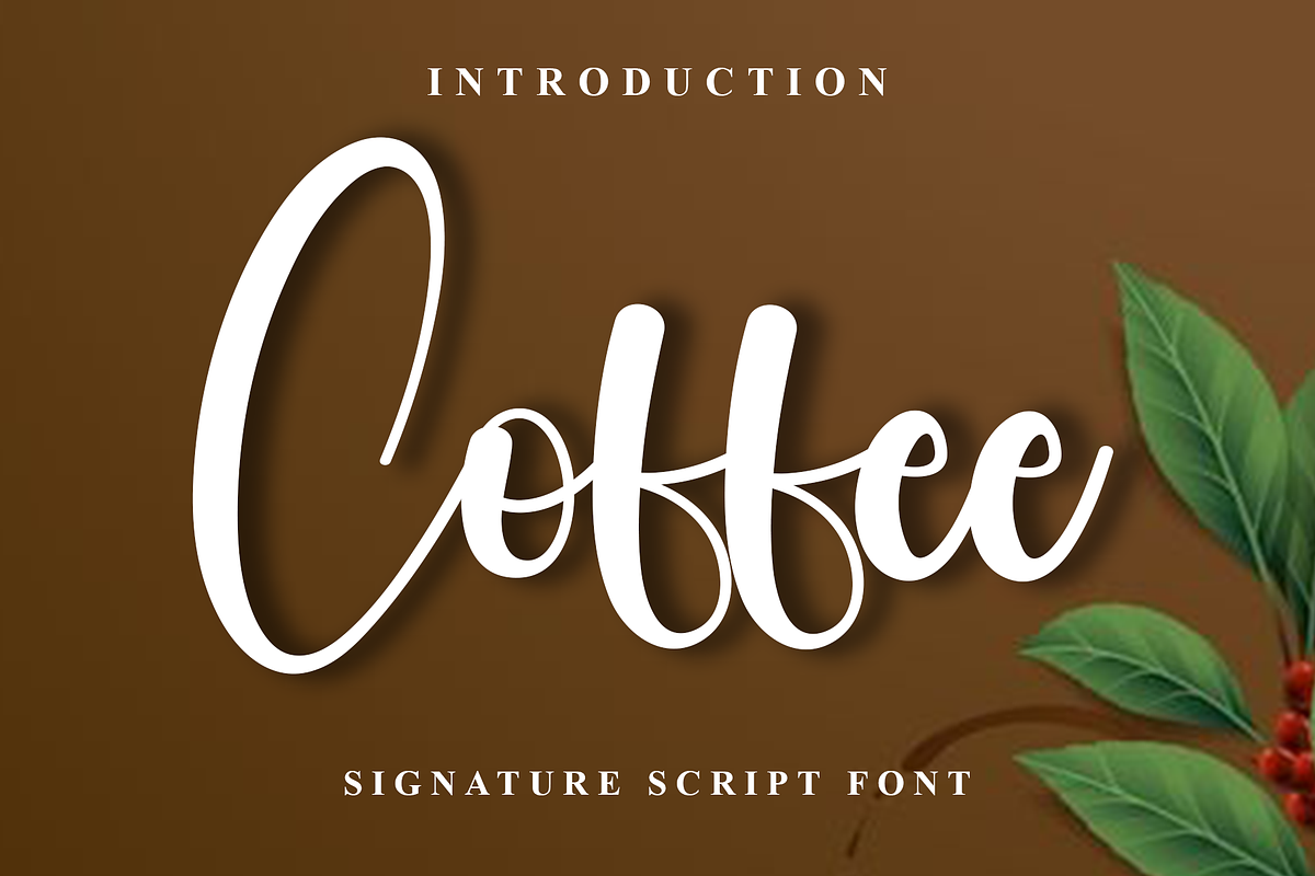 Coffee, a Handwritten Font by FreshTypeINK (Photo 1 of 8)