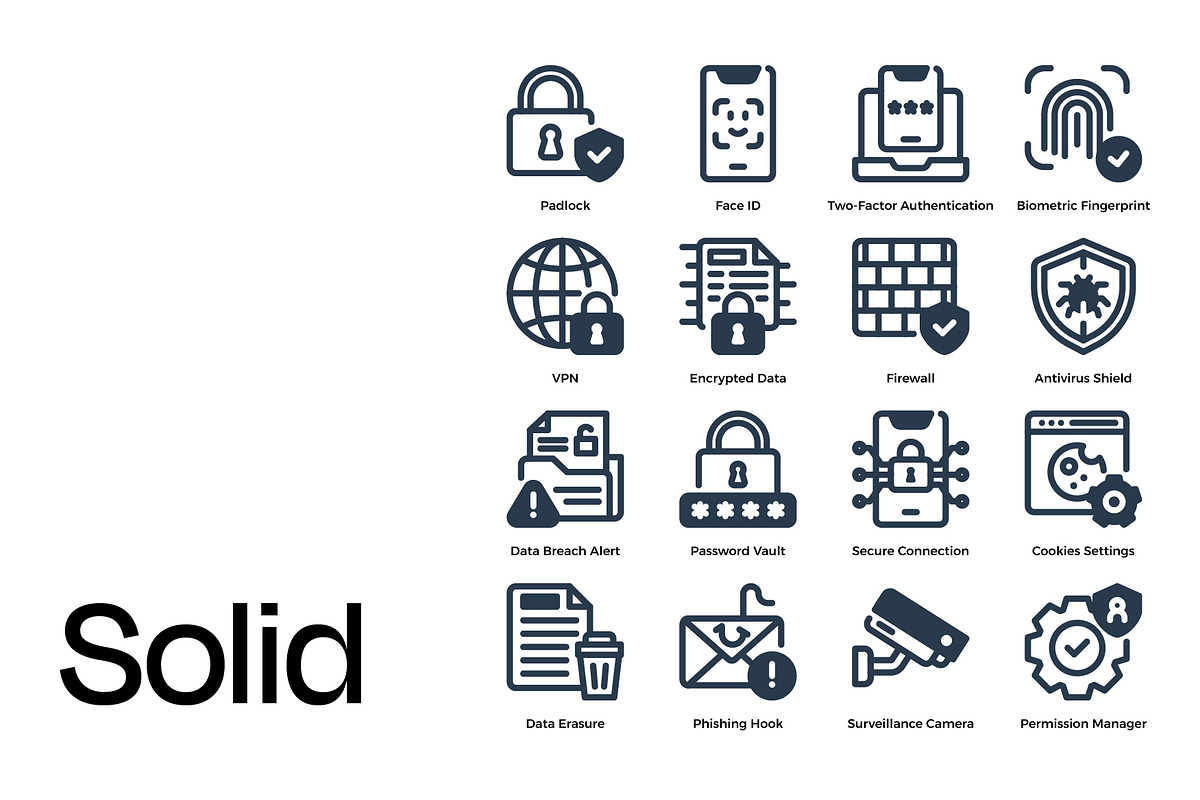 Security & Privacy Icon Set, a Duotone Icon by Eklip Studio (Photo 3 of 4)