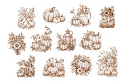 Autumn Vintage Graphic Collection, an Object Graphic by Vasmila (Thumbnail 3 of 11)