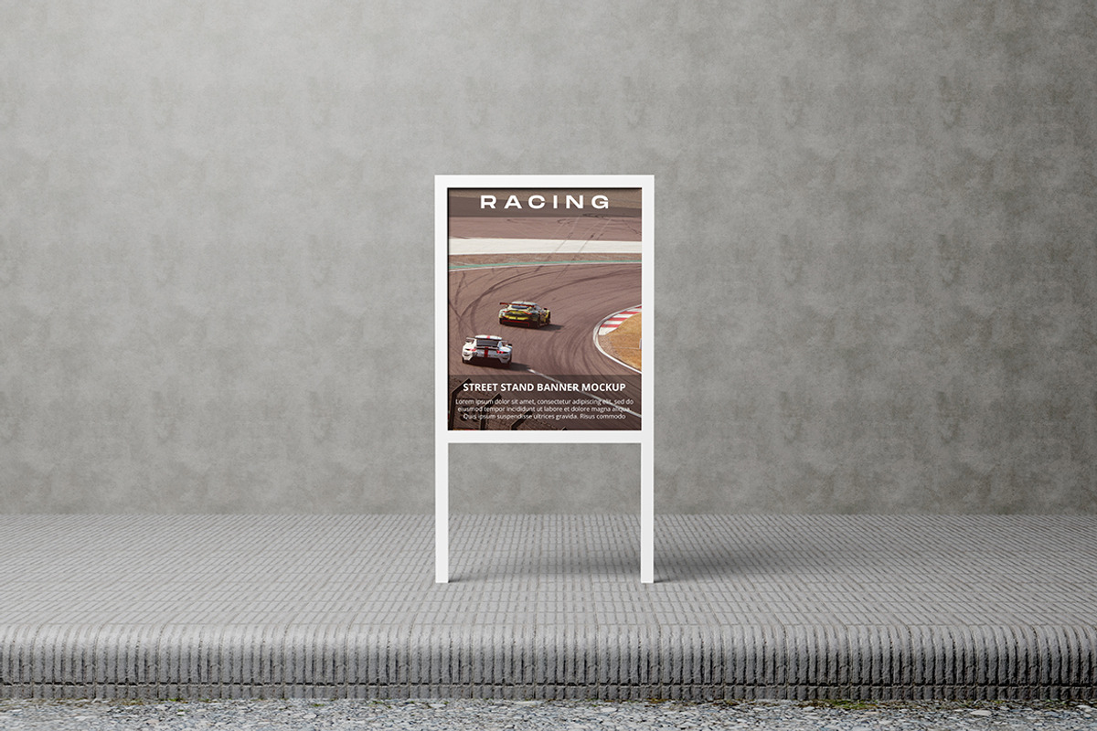 Stand Banner Mockup, an Advertising Mockup by MA-KING_ART (Photo 3 of 3)