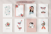 Floral & abstract spring set, an Animal Illustration by Tabita's shop (Thumbnail 9 of 16)
