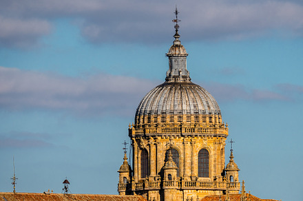 The Dome of the Cathedral of Salamanca against sky. Telephoto photography, an Architecture Photo by Architect´s eye