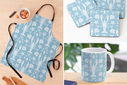 Blue Crawfish Seamless Pattern, a Pattern Graphic by Fern & Quill (Thumbnail 4 of 6)