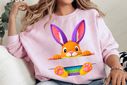 Faux Yarn Bunny Easter Bunny PNG, an Illustration by Dream Creation (Thumbnail 3 of 6)