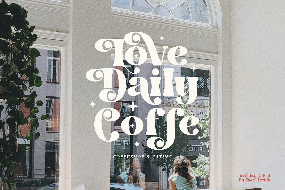 Bright Stars - A Serif Display, a Serif Font by SaktiAvellin (Photo 12 of 13)