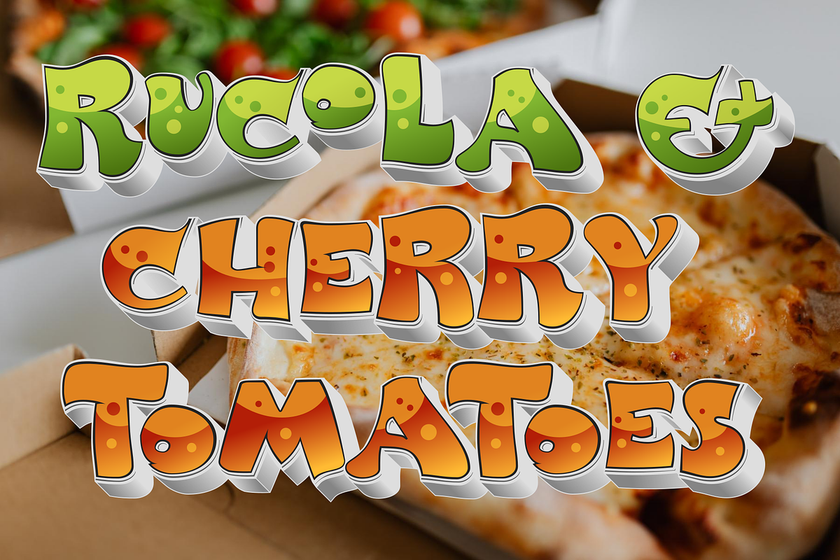 BigPartyC2, a Font by glukfonts (Photo 7 of 9)