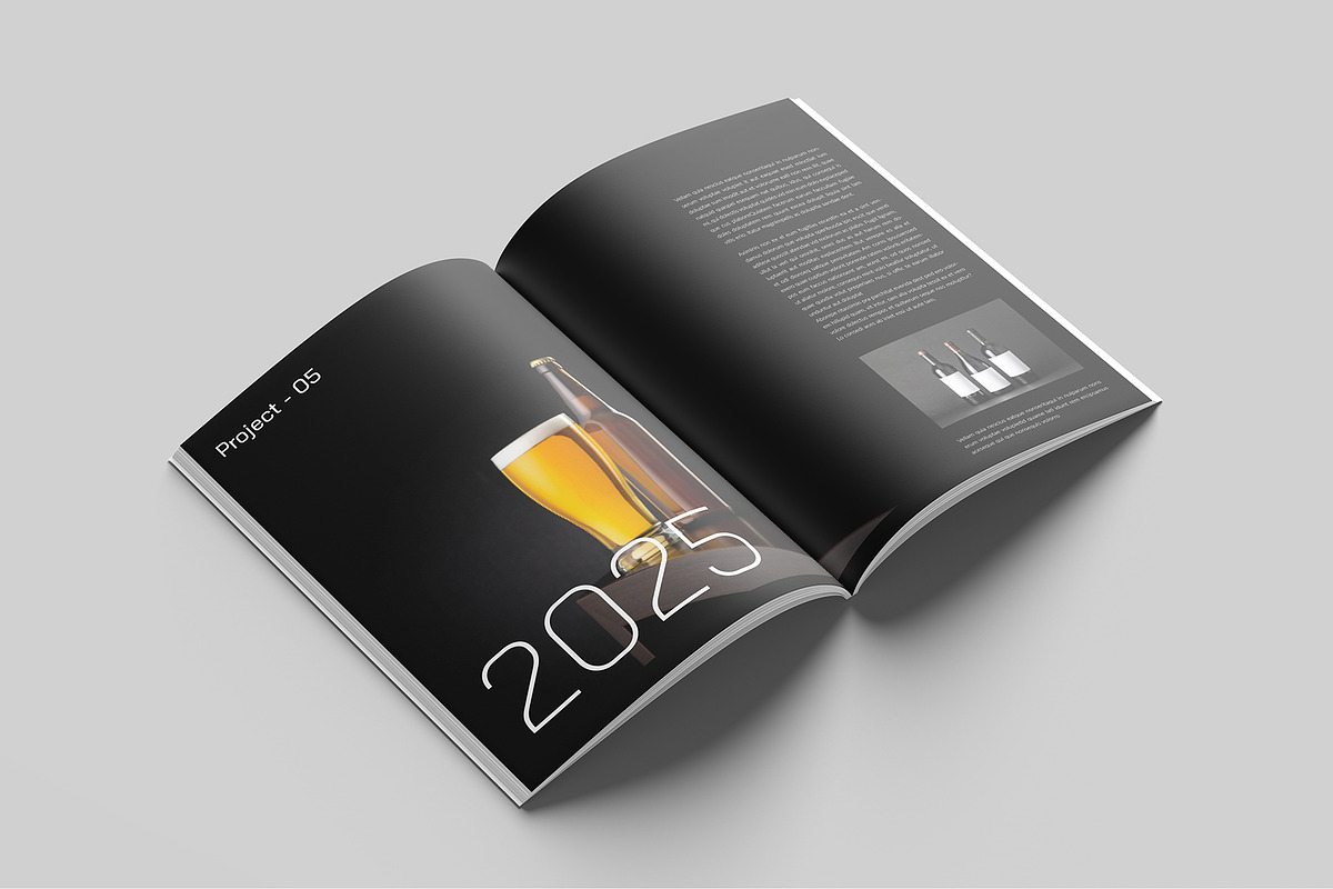 Fashion & Minimal Portfolio Template, a Magazine Template by GoldenGrid Studio (Photo 8 of 10)