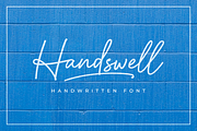 Handswell | Handwritten Font, a Handwritten Font by Ghuroba Studio (Thumbnail 1 of 9)