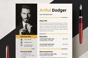 Creative Career Portfolio Resume